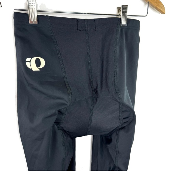 Pearl Izumi Medium Black Thermal Fleece Cycling Tights Padded drawstring NWOT - Picture 5 of 11